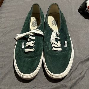 Suede Green Vans
